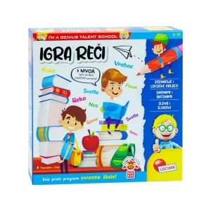 Mali Genije Edukativna igra – Igra reči (SR) Kako da gramatika i bogat rečnik postanu dečija igra?