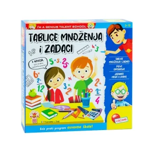Mali Genije Edukativna igra – Tablica množenja i zadaci (SR)