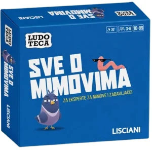Lisciani Sve o mimovima – Zabavna društvena igra za prijatelje