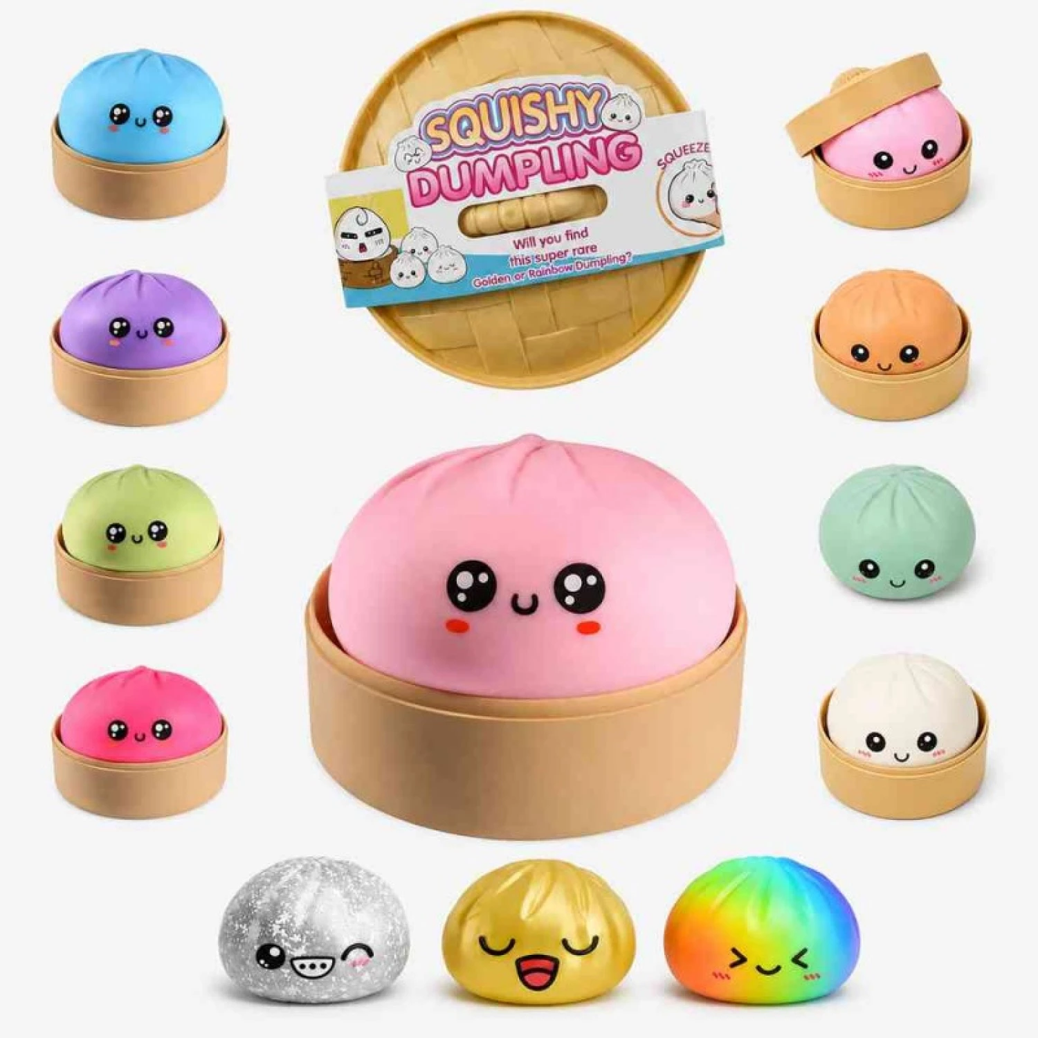 Johntoy Squeezy Dumpling – Antistres knedlica 8,5 cm