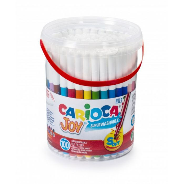 Carioca Joy Flomasteri 100/1 u čaši – Mega kreativni set za bezbroj šarenih crteža!