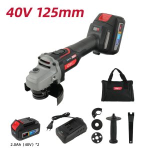 DELI Supreme EDE609 – Akumulatorska ugaona brusilica 40 V, 125 mm