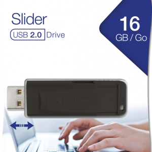 Verbatim Store 'n' Go Slider 16GB – Pametan dizajn bez gubljenja kapice.