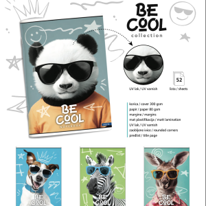 Sveska „Be Cool“ A4
