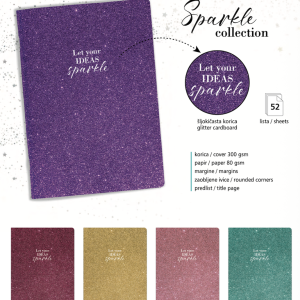 Sveska „Sparkle“ A4