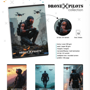 Sveska Lastva „Drone Pilots“ A5