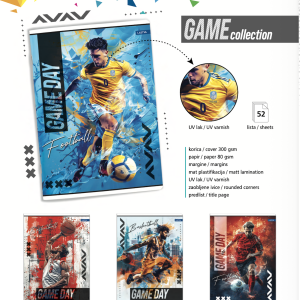 Sveska Lastva „Game Day“ A5