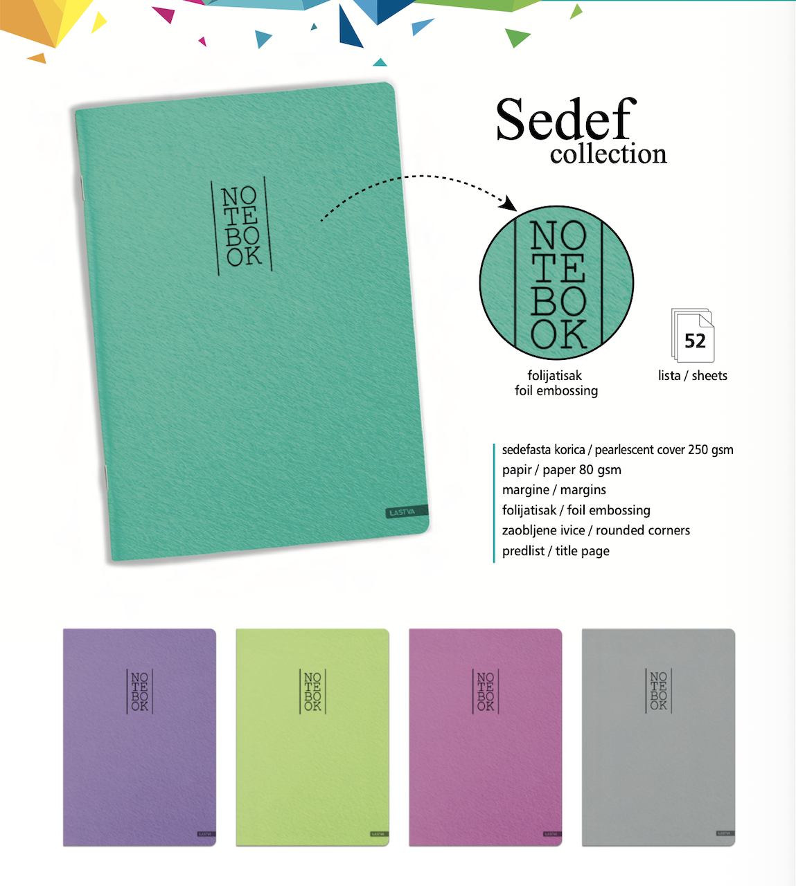 Sveska „Sedef Collection“ A4