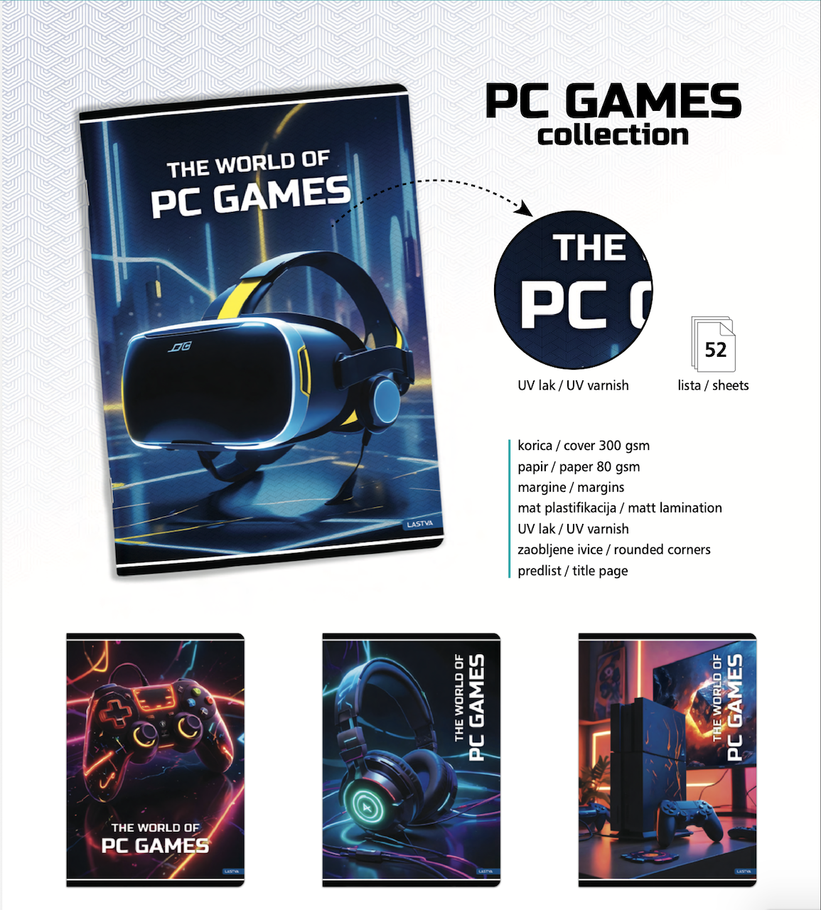 Sveska „PC Games Collection“ A4