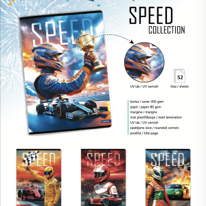 Sveska „Speed Collection“ A4
