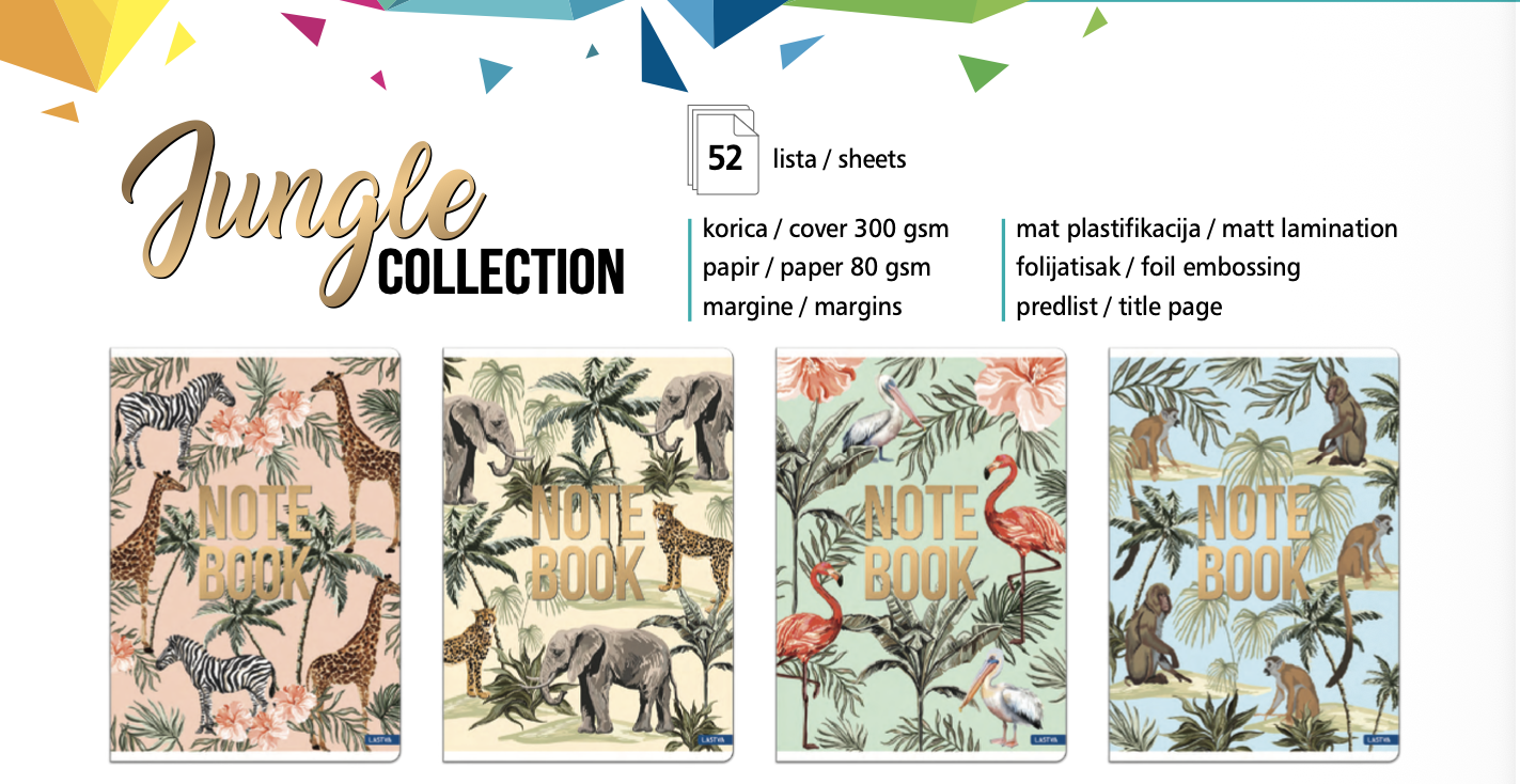 Sveska „Jungle Collection“ A5