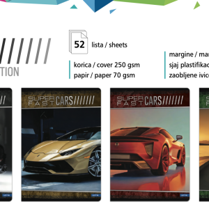 Sveska „Cars Collection“ A5