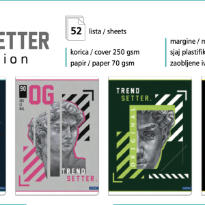 Sveska „Trend Setter Collection“ A4