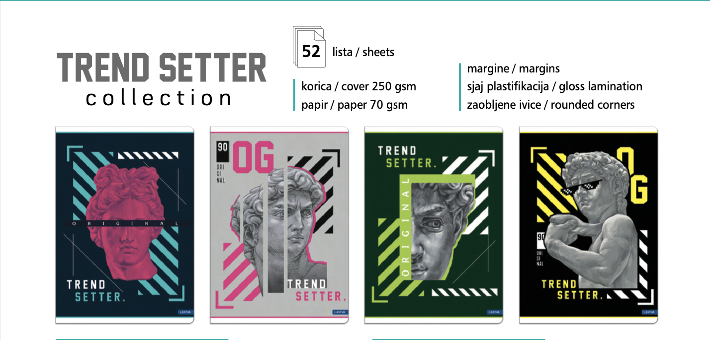 Sveska „Trend Setter Collection“ A5