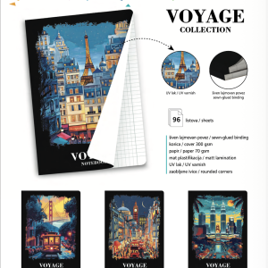 Sveska „Voyage Collection“ A5 (96lista)