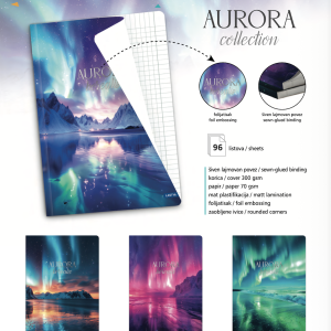 Sveska „Aurora Collection“ A4 (96 lista)