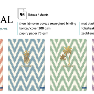 Sveska „Tropical Collection“ A4 (96 lista)