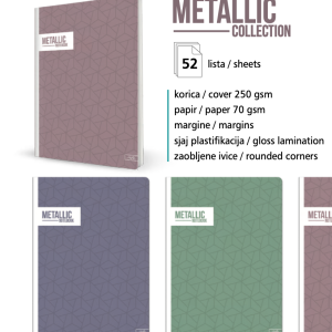 Sveska „Metallic Collection“ A5