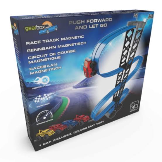 Gearbox Magnetna trkačka staza 1m (20 delova) sa autićem – Vertikalna adrenalinska trka!