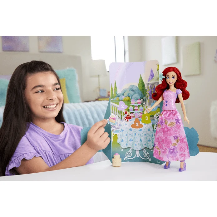 Disney Princess Spin & Reveal Lutka Ariel – Okreni, otkrij magiju i stvori podvodnu bajku! - Image 5