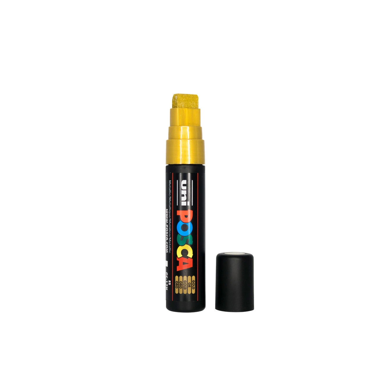 POSCA PC-17K akrilni marker 15 mm – metalik zlatna 25