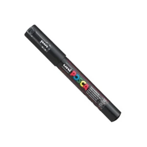 Crni uni POSCA PC-1M marker Black 24 sa vrhom 0,7–1 mm