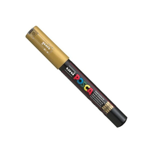 Zlatni uni POSCA PC-1M marker Gold 25 sa vrhom 0,7–1 mm
