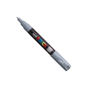Sivi uni POSCA PC-1M marker Grey 37 sa vrhom 0,7–1 mm
