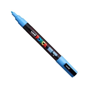 Nebeskoplavi uni POSCA PC-1M marker Sky Blue 48 sa vrhom 0,7–1 mm