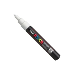 Beli uni POSCA PC-1M marker White 1 sa vrhom 0,7–1 mm