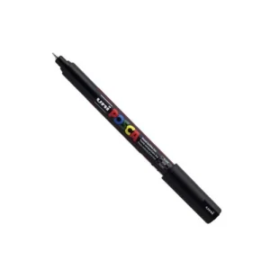 Crni uni POSCA PC-1MR marker Black 24 sa preciznim vrhom 0,7 mm