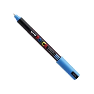 Svetloplavi uni POSCA PC-1MR marker Light Blue 8 sa preciznim vrhom 0,7 mm