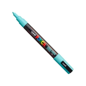 Akvazeleni uni POSCA PC-3M marker Aqua Green P6 sa vrhom 0,9–1,3 mm