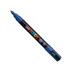 Plavi uni POSCA PC-3M marker Blue 33 sa okruglim vrhom 0,9–1,3 mm