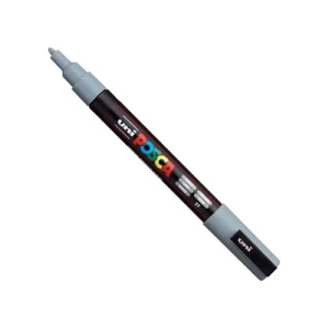 Sivi uni POSCA PC-3M marker Grey 37 sa okruglim vrhom 0,9–1,3 mm