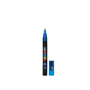 POSCA PC-3ML glitter akrilni marker 0,9–1,3 mm – plava sa šljokicama L33