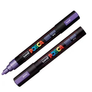 POSCA PC-5M akrilni marker 1,8–2,5 mm – metalik ljubičasta M12