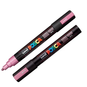 POSCA PC-5M akrilni marker 1,8–2,5 mm – metalik roze M13