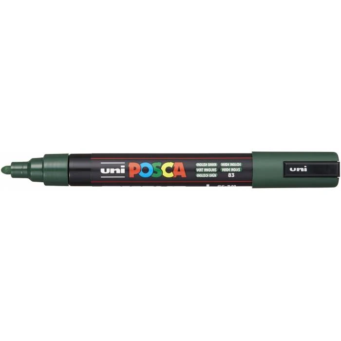 POSCA PC-5M akrilni marker 1,8–2,5 mm – maslinasto zelena 83