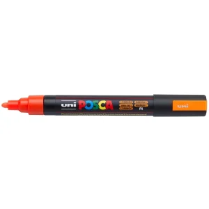 POSCA PC-5M akrilni marker 1,8–2,5 mm – fluorescentno narandžasta F4