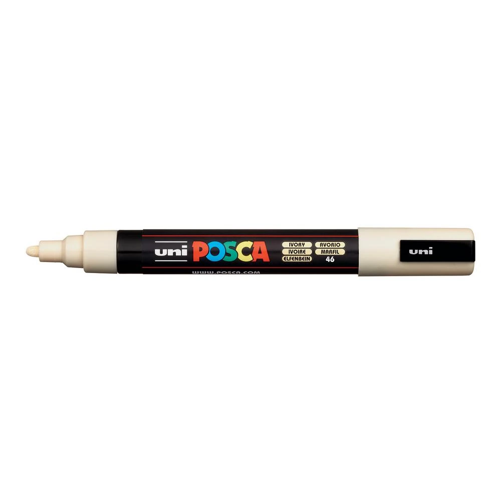 POSCA PC-5M akrilni marker 1,8–2,5 mm – slonovača 46