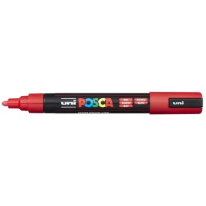 UNI POSCA PC-5M marker crveni 15 – Red, 1,8–2,5 mm