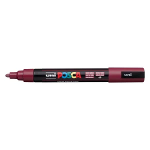 POSCA PC-5M akrilni marker 1,8–2,5 mm – vino crvena 60