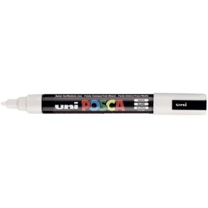 POSCA PC-5M akrilni marker 1,8–2,5 mm – bela 1