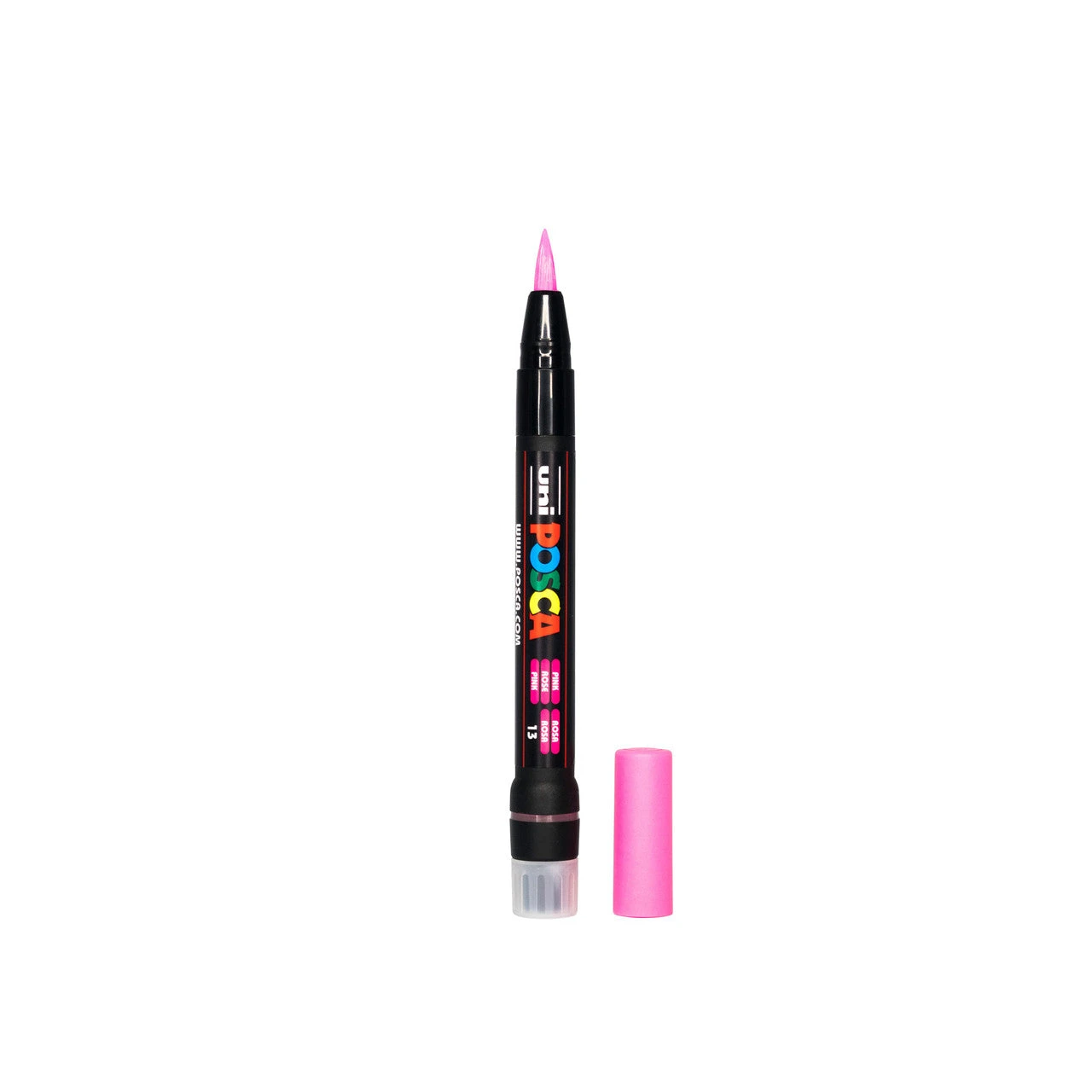 POSCA PCF-350 Brush akrilni marker sa vrhom četkice 1–10 mm – roze 13