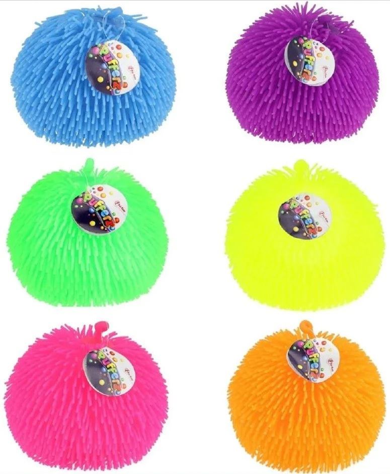 Čupava antistres lopta Puffer Ball 12,5 cm - Image 2
