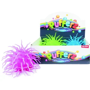 Toi-Toys Pufferz Spikey elastična loptica sa mekanim pipcima u različitim bojama