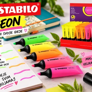 STABILO NEON: Najmodernija tuba puna jarkih boja za najkreativnije školske sveske!
